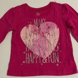 Children's Place 9-12m Pink Graphic T-Shirt
